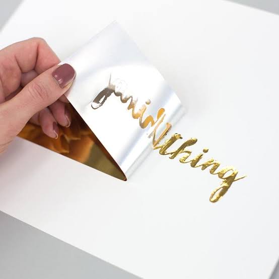Hot Stamping Golden & Silver Foil
