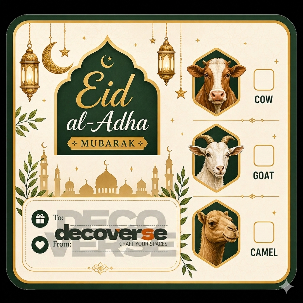 EID UL ADHA Festive Stickers | 4X3 INCH
